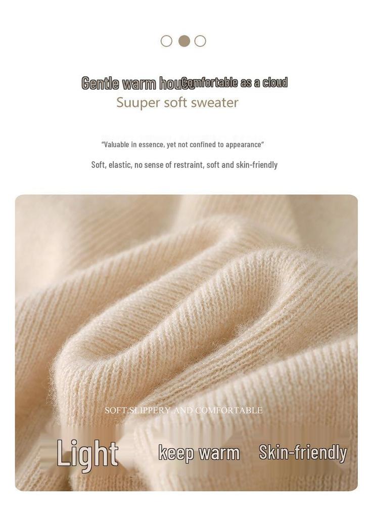 2025 A/W Women's Over-the-Knee Knit Dress with Long Sleeve Coat Layer