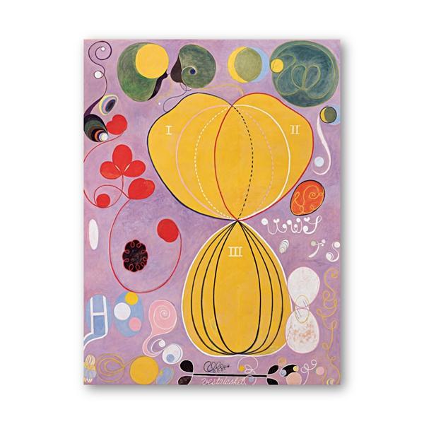 

Хильма Клинт Картины Винтажные Холст Плакаты и Репродукции Десять Крупнейших Нет. 7 взрослых 1907 года плакат настенная живопись украшение A4 21x30cm No Frame