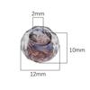 12x10mm Glass Cut Flat Round Beads Interval Scattered Beads For DIY Bracelets Necklaces Jewelry Making
