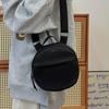 Neue kleine runde Tasche Handy-Tasche Nylon Vielseitig Einfarbig Einseitige Umhängetasche Leicht und Schlicht Kleine Umhängetasche