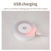 USB Rechargeable LED Night Light with Touch Switch for Living Room Bedroom Decor Kitchen Cabinet Wardrobe Lamp 3 Colors Dimmable