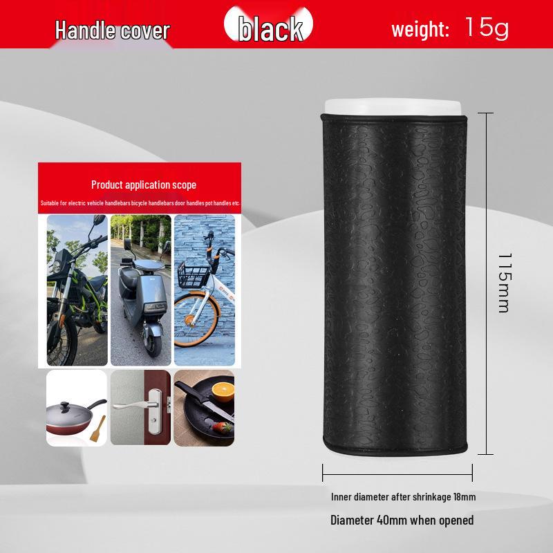 Universal Non-Slip Silicone Handlebar Grips for E-Scooters: Quick Install, Self-Suction, Shock-Absorbent, Wear-Resistant, Various Colors.