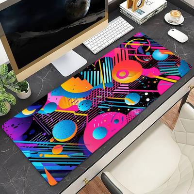Abstract And Quirky Colors Mousepad Non-slip Suitable For Office Computers Laptops E-sports Game Desk Mats XXL Keyboard