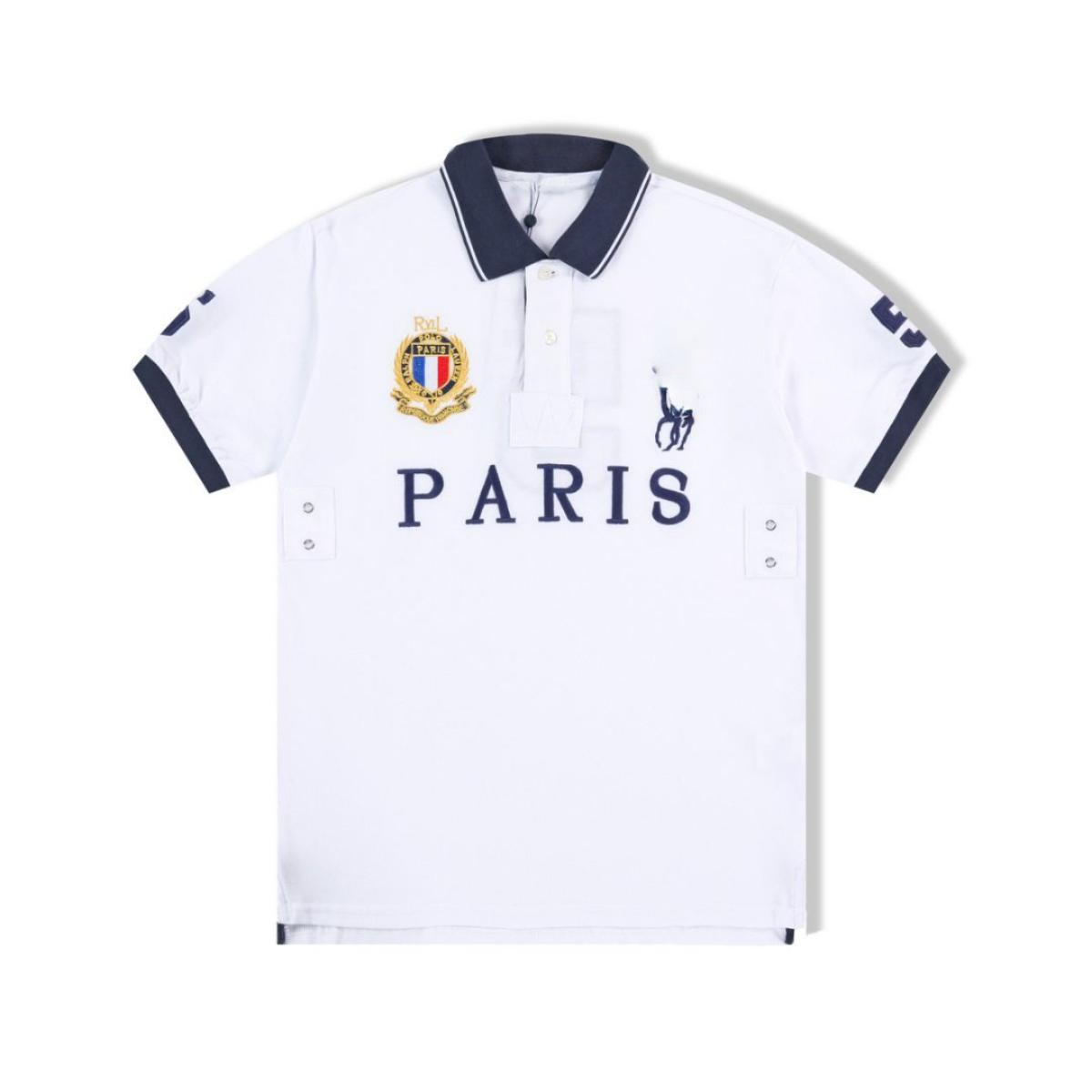 STORN Klassieke Heren Poloshirts Casual Mode Golfshirts Knopen Kraag Effen Streetwear Lichtgewicht Revers T-shirts L