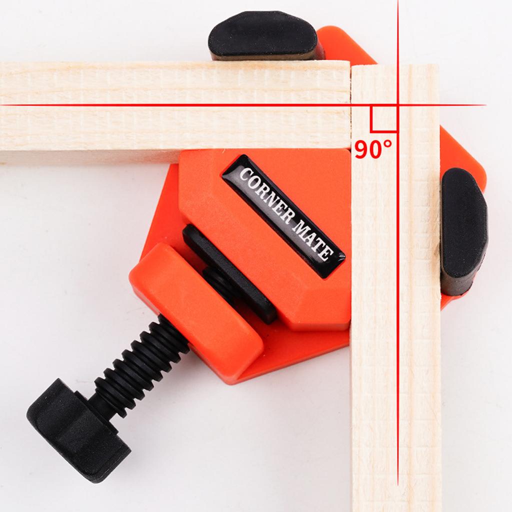 Corner Clamp Opened Closed Adjustable 90 Degree Right Angle Clamp for Woodworking Right Angle Clamp Hand Tool