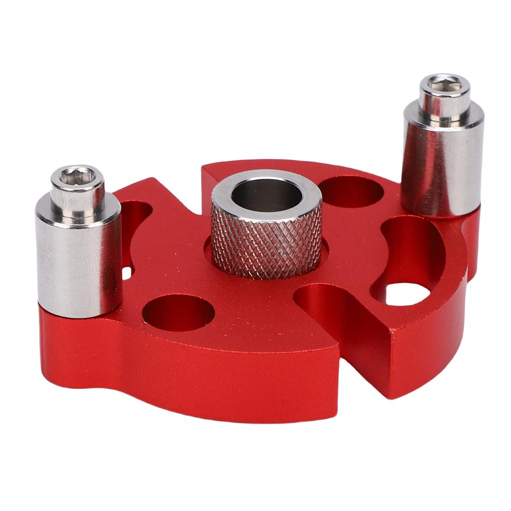 Selbstzentrierende Dübellehre, Selbstzentrierende Dübellehre mit Bohrbuchsen für gerade Löcher Holzplattenlochstanze Locator Holzbearbeitungsfugen auch