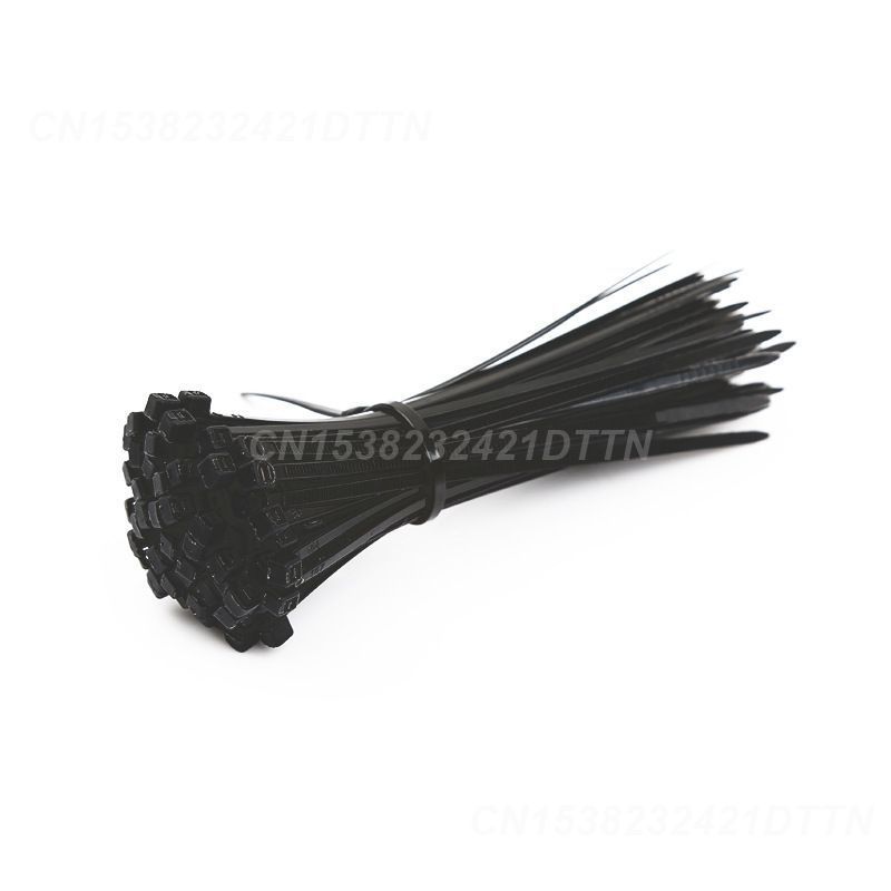 Cable Tie Buckle Self-fixing Self-locking Nylon Cable Tie Set Tie Fastening Ring Acid And Corrosion Resistance Anti-aging