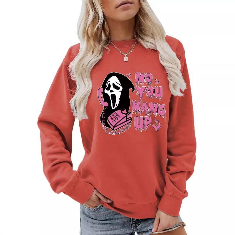 Autumn Winter Thin Velvet 2D Sweatshirt Women's Digital Printed Pullovers Female Element Hoodies