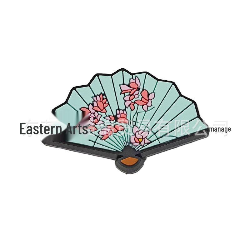 

Подвески для обуви Crocs в китайском стиле с рисунком из мультфильмов - украшения в виде цветочных пряжек