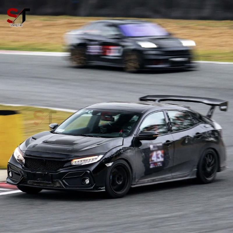 Carbon Fiber Rear Spoiler for Honda Civic FK7/FK8 V Type