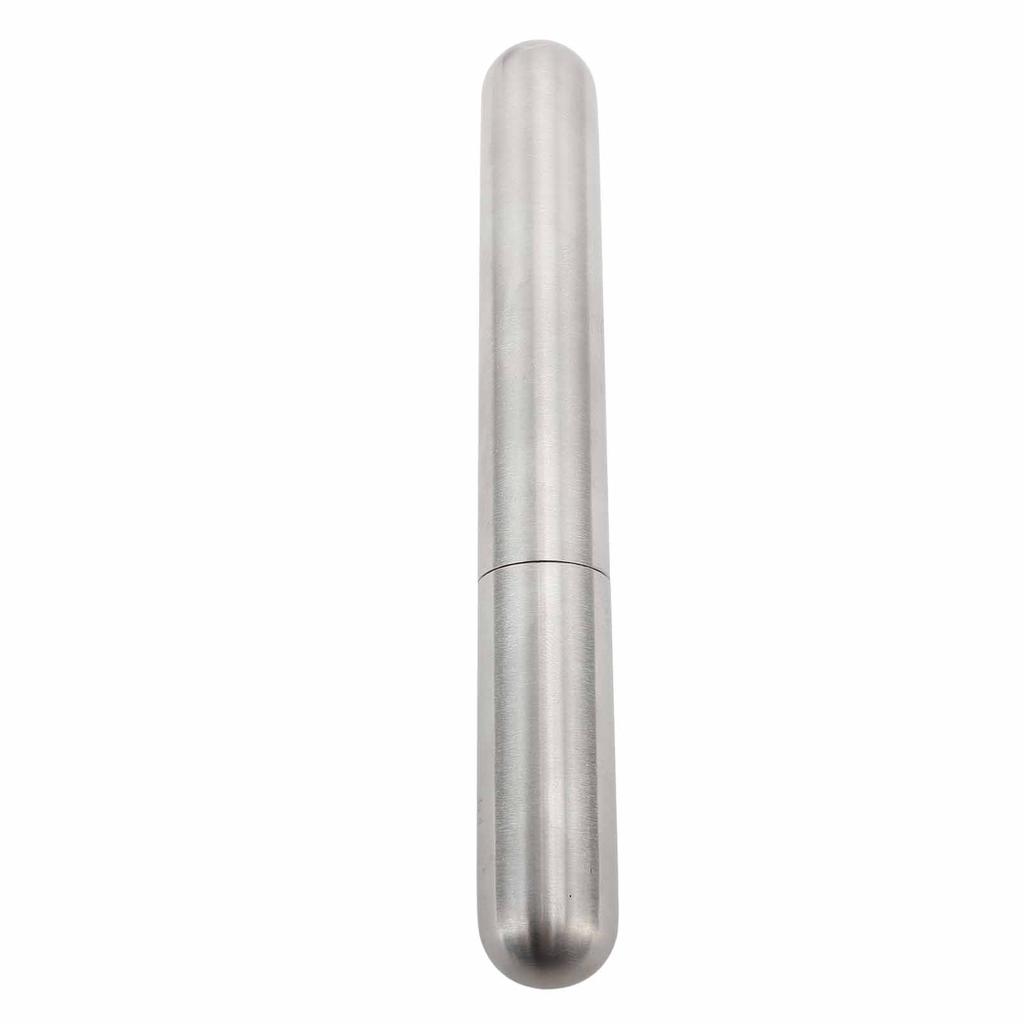 Travel Cigar Case Tube Stainless Steel Exquisite Moisture Retention Metal Cigar Case Tube for Men Women