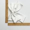 Simple Bow Hairpin with Three Layers of Soft Satin Surface, Retro Elastic Hairpin for The Back of The Head.
