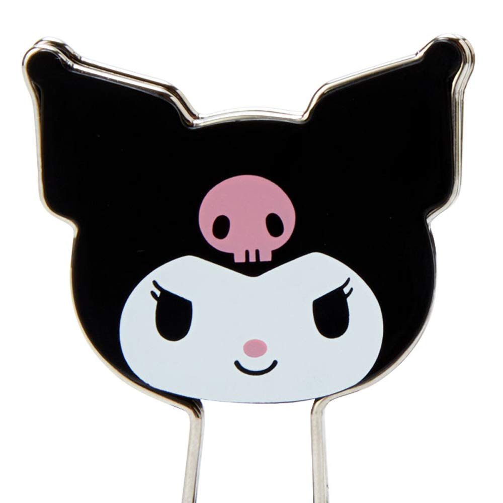 Sanrio Kuromi Double Clip Face-Shaped