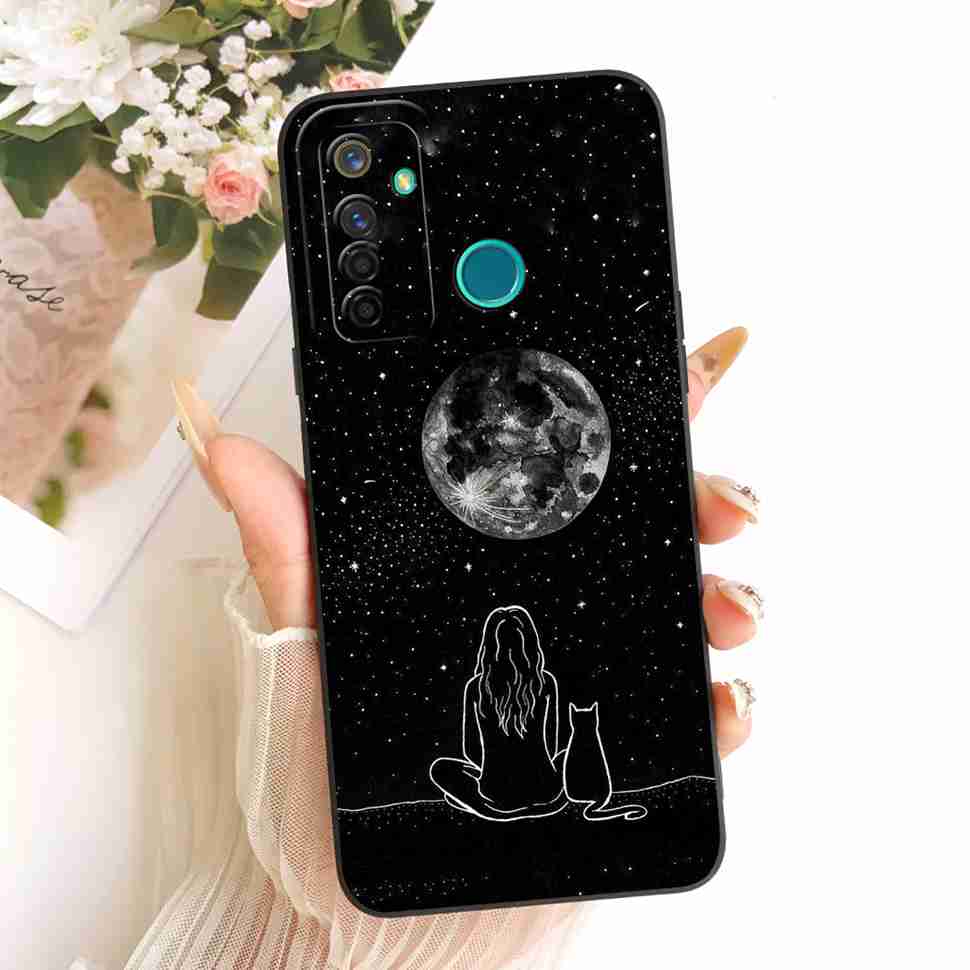 Shockproof Case For Realme 5 Pro Casing Popular Cute Rabbit Soft Matte Cover Realme5 Pro 5Pro RMX1971 RMX1973 Phone Case
