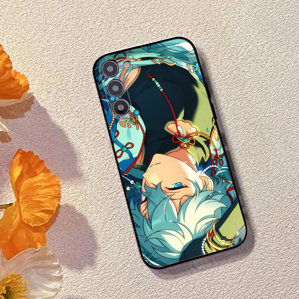 Game Ensemble Stars I-Izumi sena Phone Case Black Silicone Soft For Samsung Galaxy A73,A72,A71,A70,A53,A52,A51
