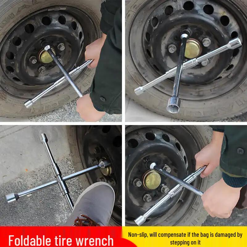 Belton Foldable Cross Socket Tire Wrench