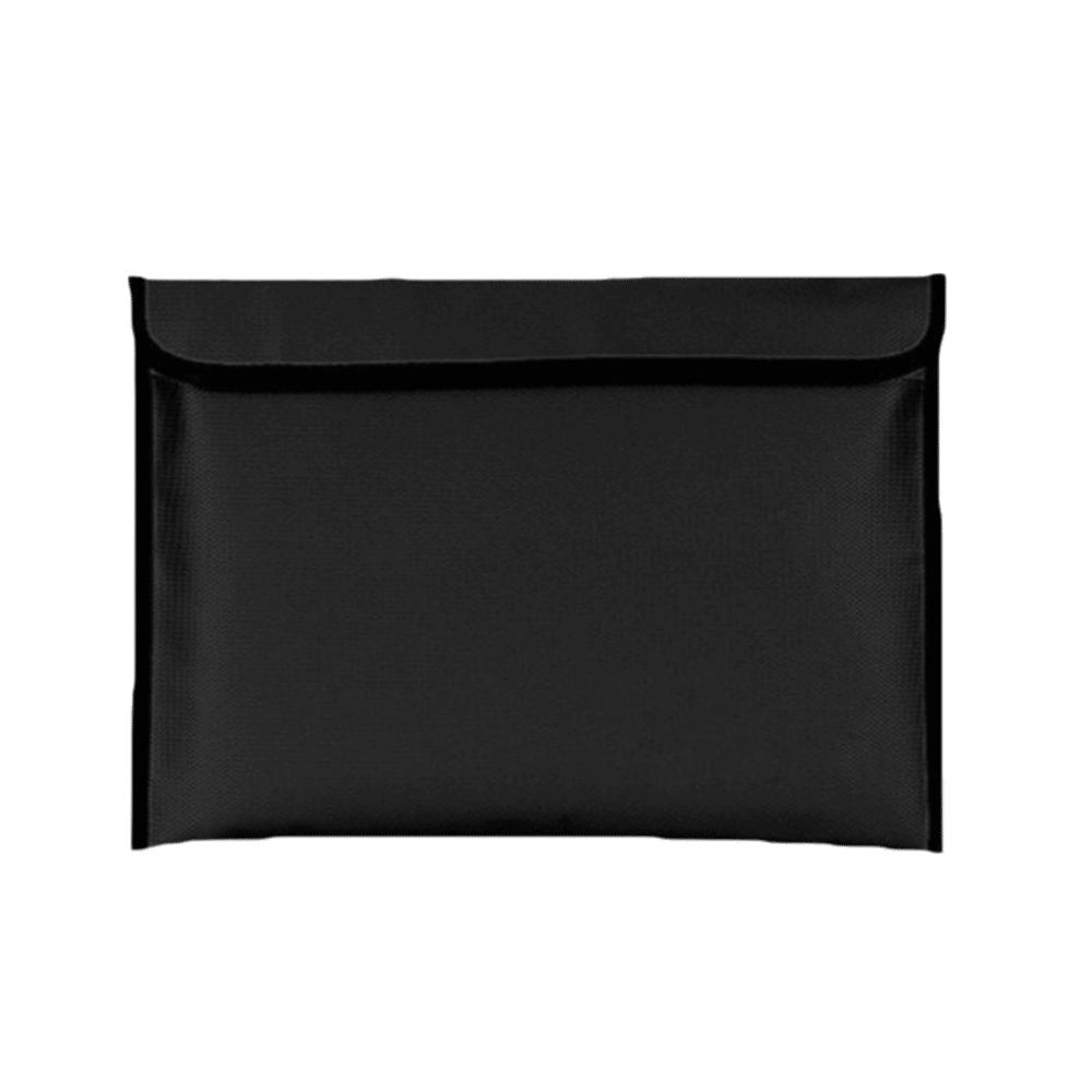 Bolsa à Prova d'Água e de Fogo para Documentos Resistente ao Calor Alça Superior Bolsa de Segurança para Dinheiro Fecho de Zíper com Tira Adesiva Bolsa de Armazenamento