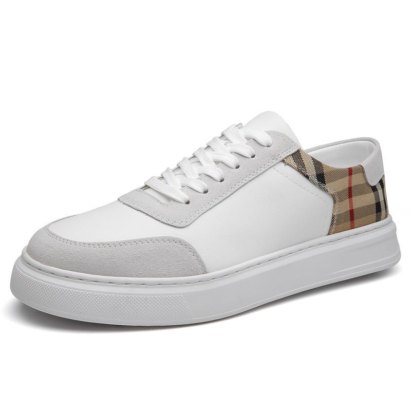 Men's shoes, little white shoes, casual delivery, comfortable, breathable and non-slip Korean version, strap-up, flat-bottom soft-bottom soft-surface