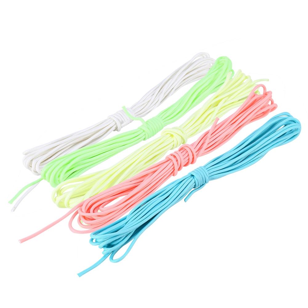 9 Strand 550 Luminous Umbrella Rope Light In the Dark Parachute Cord for Camping Hiking