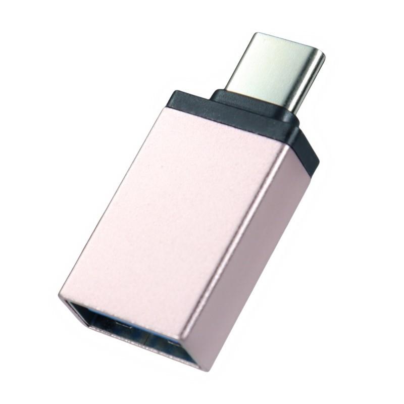 Usb 3.1 To Usb 3.0 Adapter Glossy Mobile Phone Adapter Usb C Male To Usb Female Converter Portable Type-C Converter For