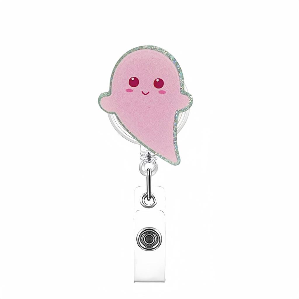 Doctor Badge Clip Lightweight Halloween Badge Holder Pumpkin Badge Reel Sturdy For Hospitals Companies Schools