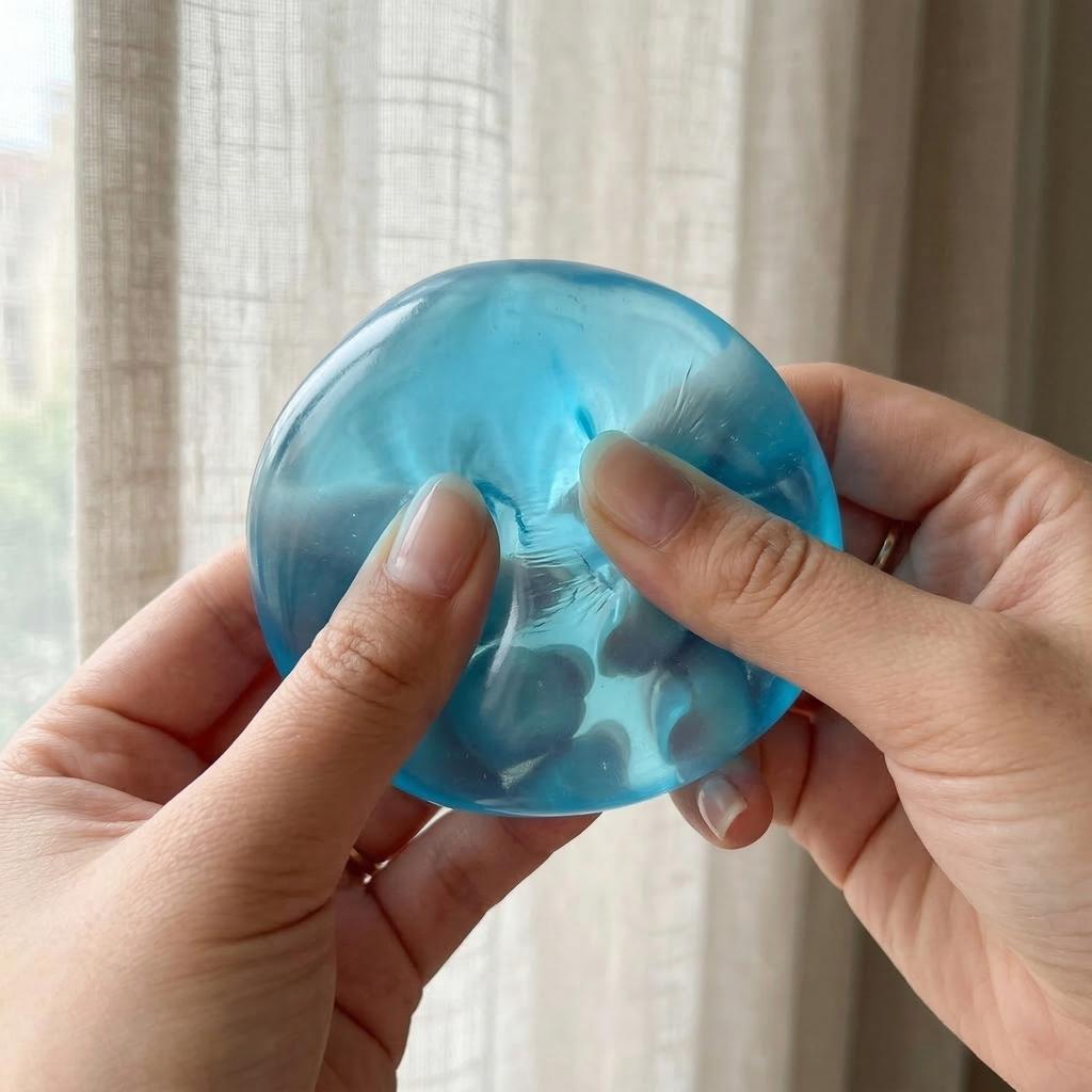 Lustiges und stressabbauendes Spielzeug aus sicheren Materialien.