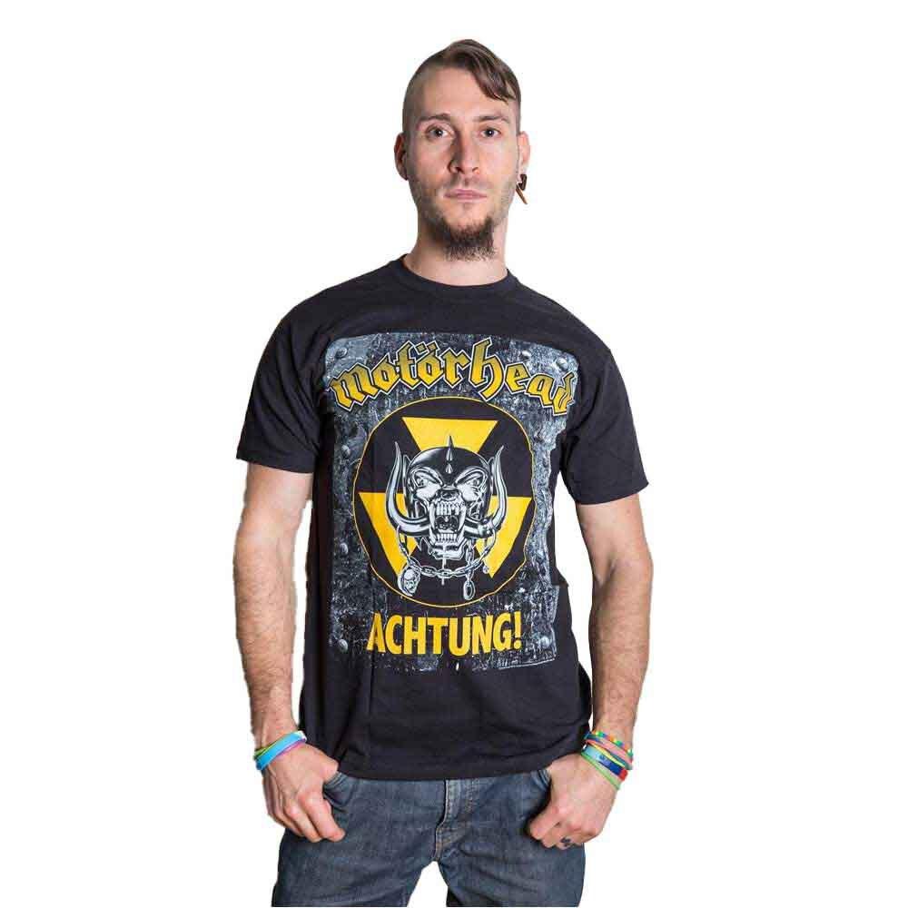 Motorhead Achtung T-Shirt Black New Unisex T-Shirt S