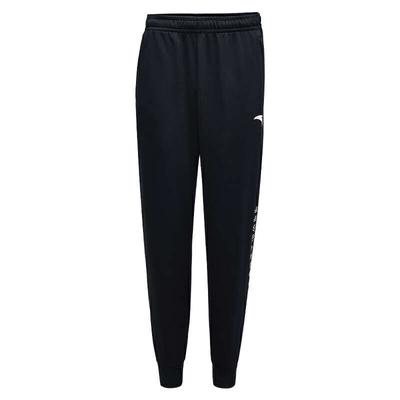 Logo Pattern Comfortable Cuffed Sports Casual Pants Men Bottoms Black 152431352-2
