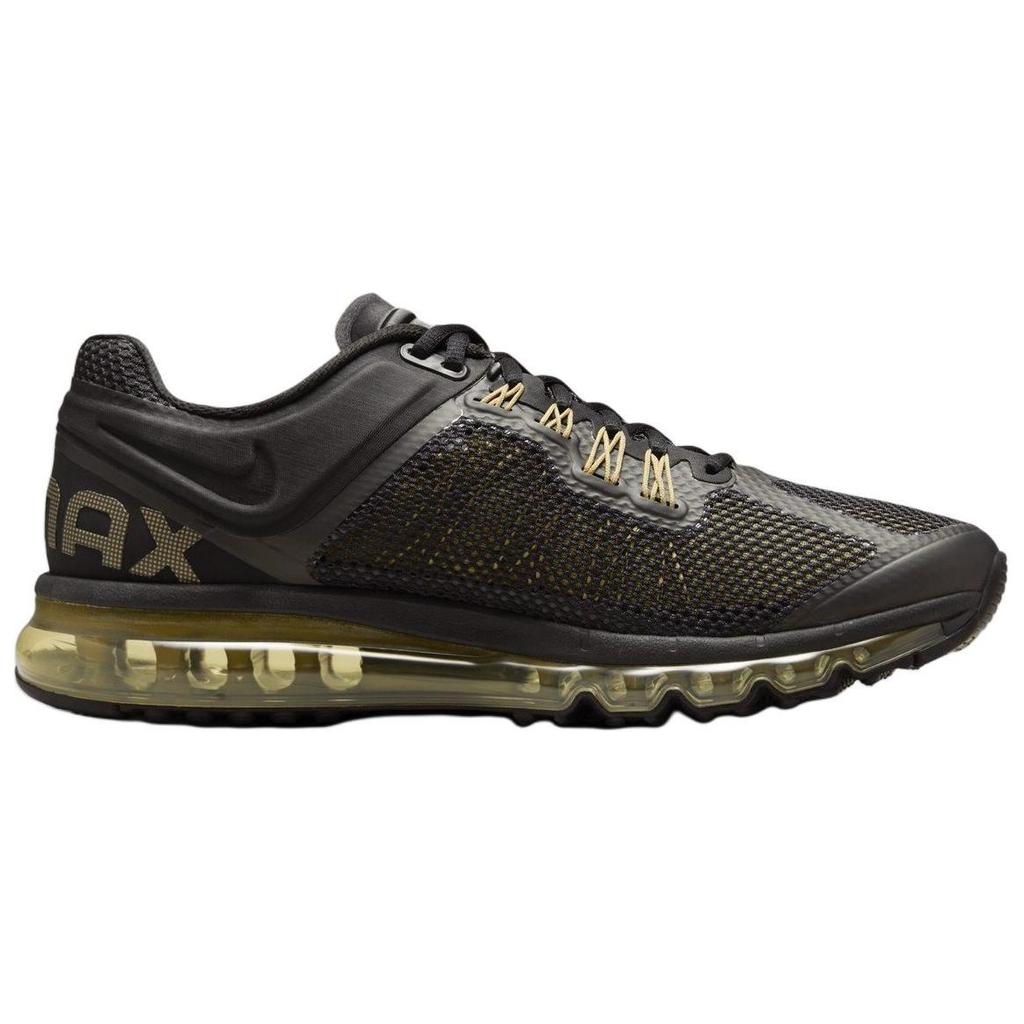 Nike Air Max 2013 Black Flat Gold Sneakers Casual Shoes HQ1927-001