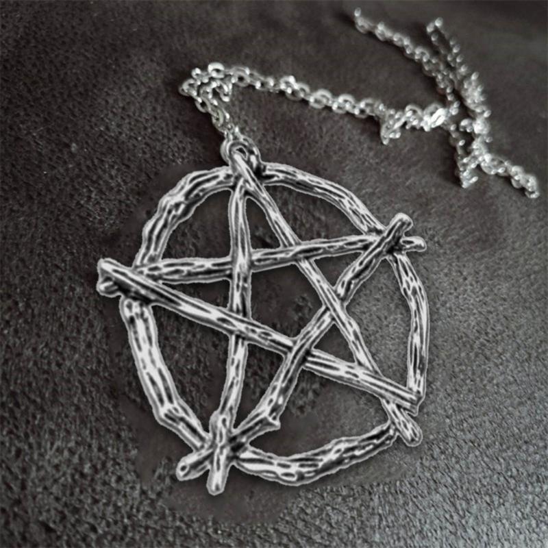 Necklace Daily Outfits Gothic Star Necklace Witchcraft Amulet Choker Necklace