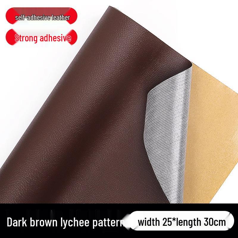 Echtes Leder Selbstklebender Reparaturflicken für Sofa und Sitzkissen, Wasserdicht