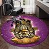 Sacred Mandala Design round carpet Chair cushion Round Entryway Rug, Soft Round Rugs for Living Room, Bedroom, Circle Carpet decor gifts