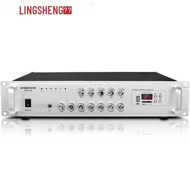 LINGSHENG High-Power Bluetooth Public Address Amplifier CN Plug (adapter Included)