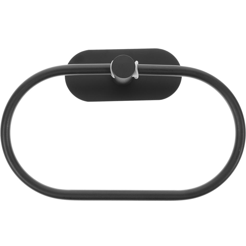 Stainless Steel Towel Ring Rust-Proof Modern Bathroom Kitchen Holder Wall Mounted Punch Free Hanger Home Supplies Towel