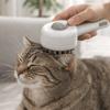 Silicone Soft Teeth Pet Hair Brush Remover Multi-functional Shampoo Dispenser Brush  Cat Grooming