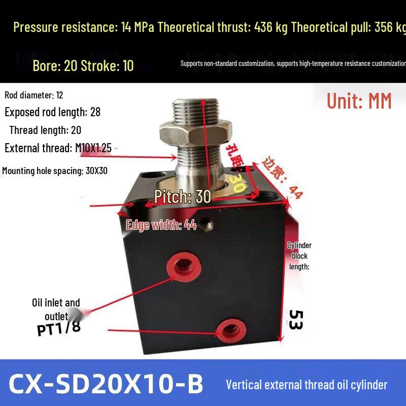 Hydraulic Vertical External Thread Die