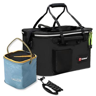 MIMIA Fishing Tackle Set with Bucket and Choice of Fishing Rod Fishing Rod Water Folding Fishing Gear Bucket Water Pump, Holder, Bucket, Set, Drawer,