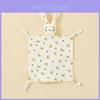Baby Animal Cotton Swaddle With Plush Rabbit Toy For Sleep And Comfort