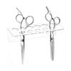 Wall Mounted Scissor Holder with 11 Holes Salon Tool Hair Cutter Supplies Acrylic Display Stand for Work Space Barber Shop