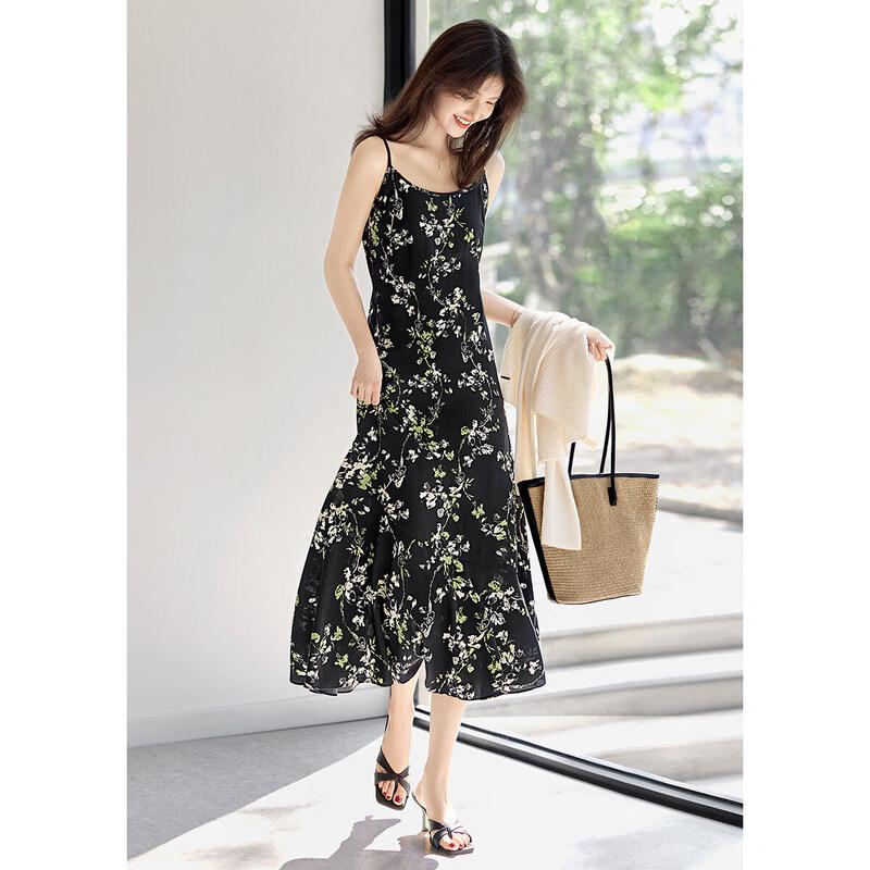 XWI Floral Print Sling Midi Dress S