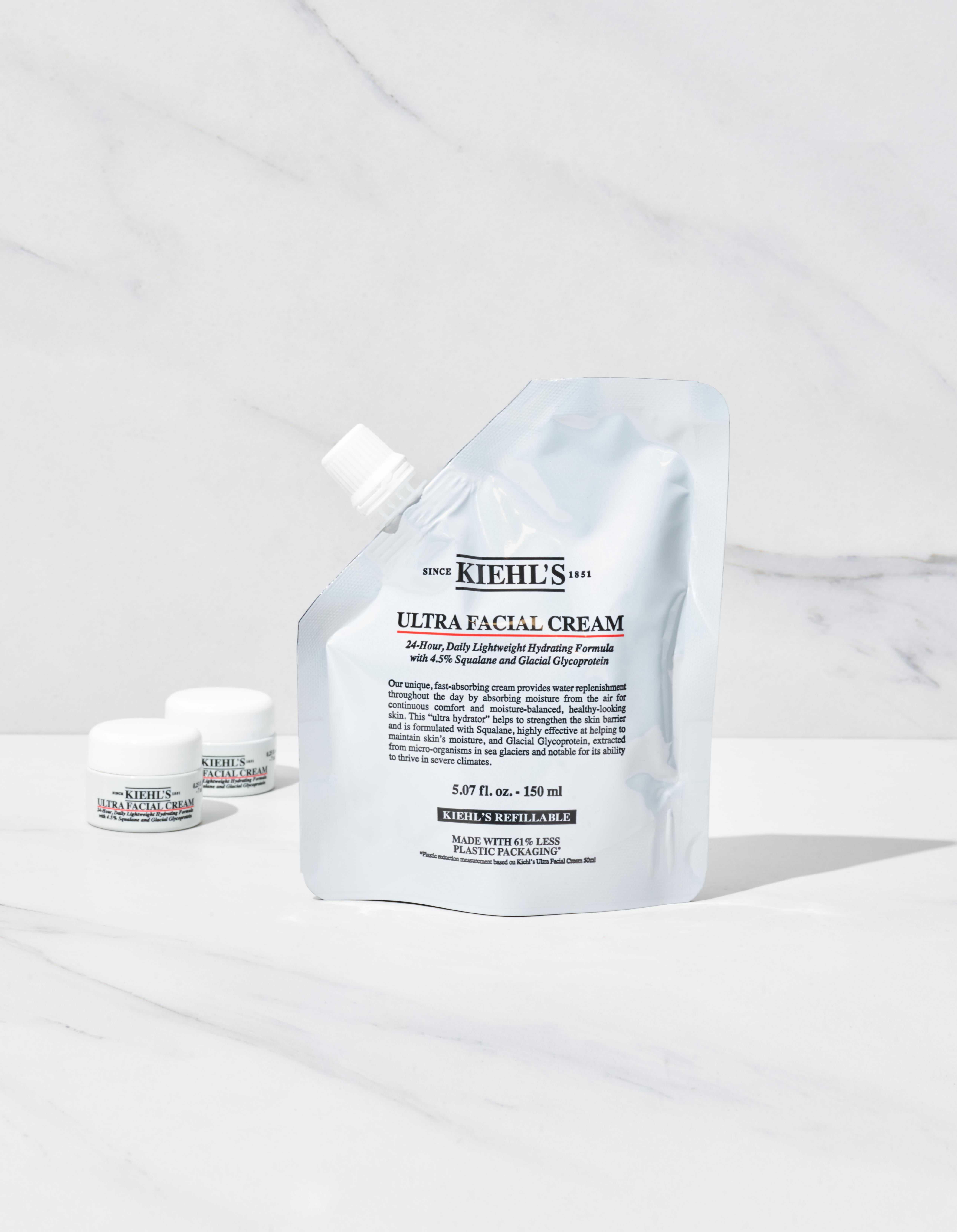Kiehl S Ultra Facial Cream Refill Pouch 150ml Set + Ultra Facial Cream 21ml