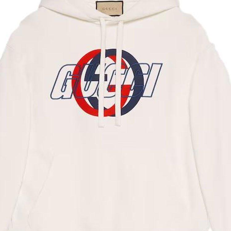 GUCCI Cotton Jersey Hooded Sweatshirt 770839-XJGA2-9314