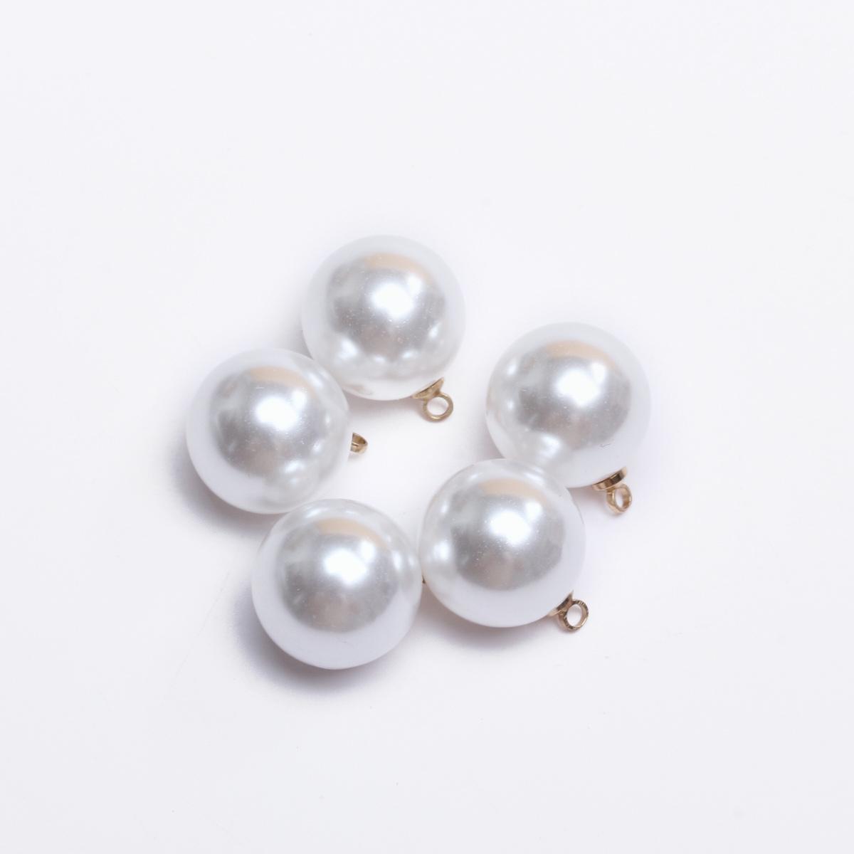 

4-16 мм 5/10 шт. Для виготовлення ювелірних виробів DIY Намисто Сережки Імітація перлин Підвіски Матеріали Модні білі перлини Розсипчасті намистини Аксесуари ручної роботи 16mm/5pcs рожевий колір золота