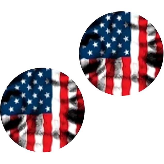 2 PCS Car Beast Eyes Decals, 3D Stereo Beast Eyes Stickers, Water-Proof Round Light Decal, Cool Beast Eyes Light Decoration Stickers, Suitable For