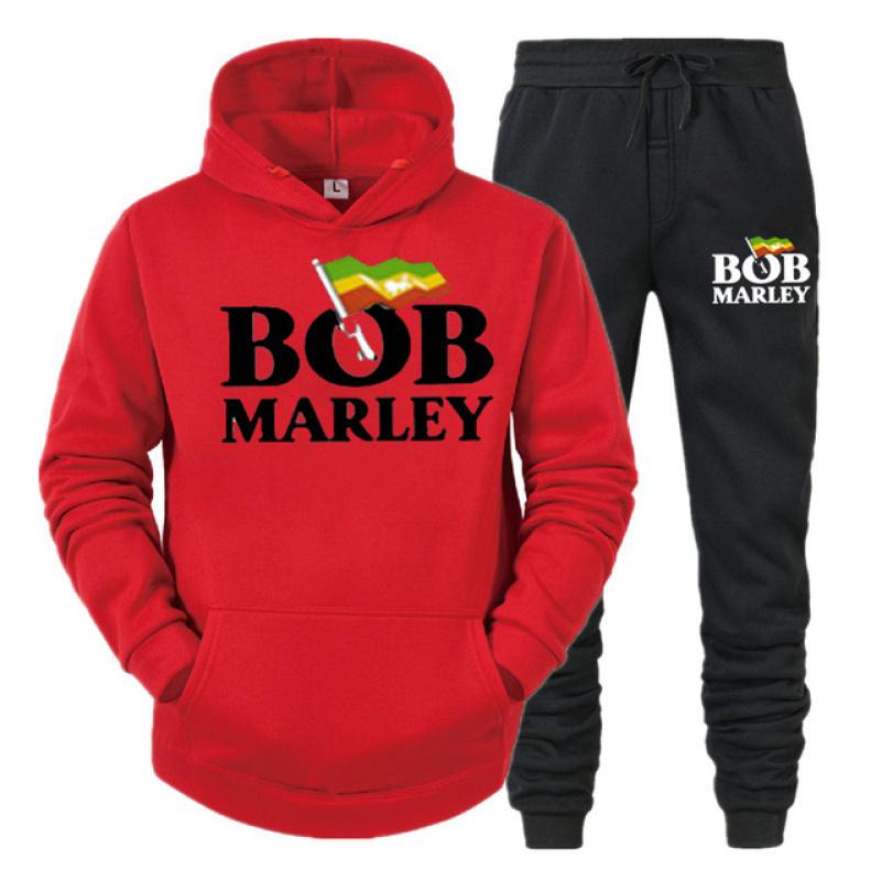Printed Fashion Men Women Tracksuit Casual Hoodie And Pants 2pcs Sets Oversized Pullover Trend Sweatsuit Men Clothing