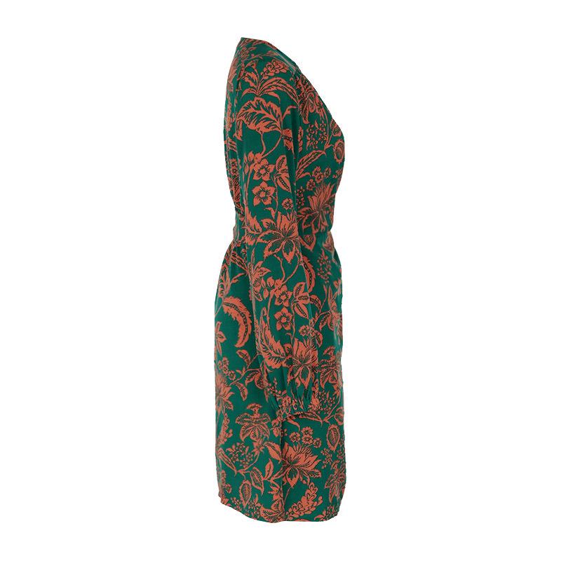 Early Autumn European & American Fashion Women's Printed Dress