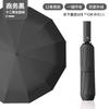 Umbrella automatic full 24-bone men's and women's folding sun umbrella, increased sense of advanced reinforcement, sun umbrella, thickened