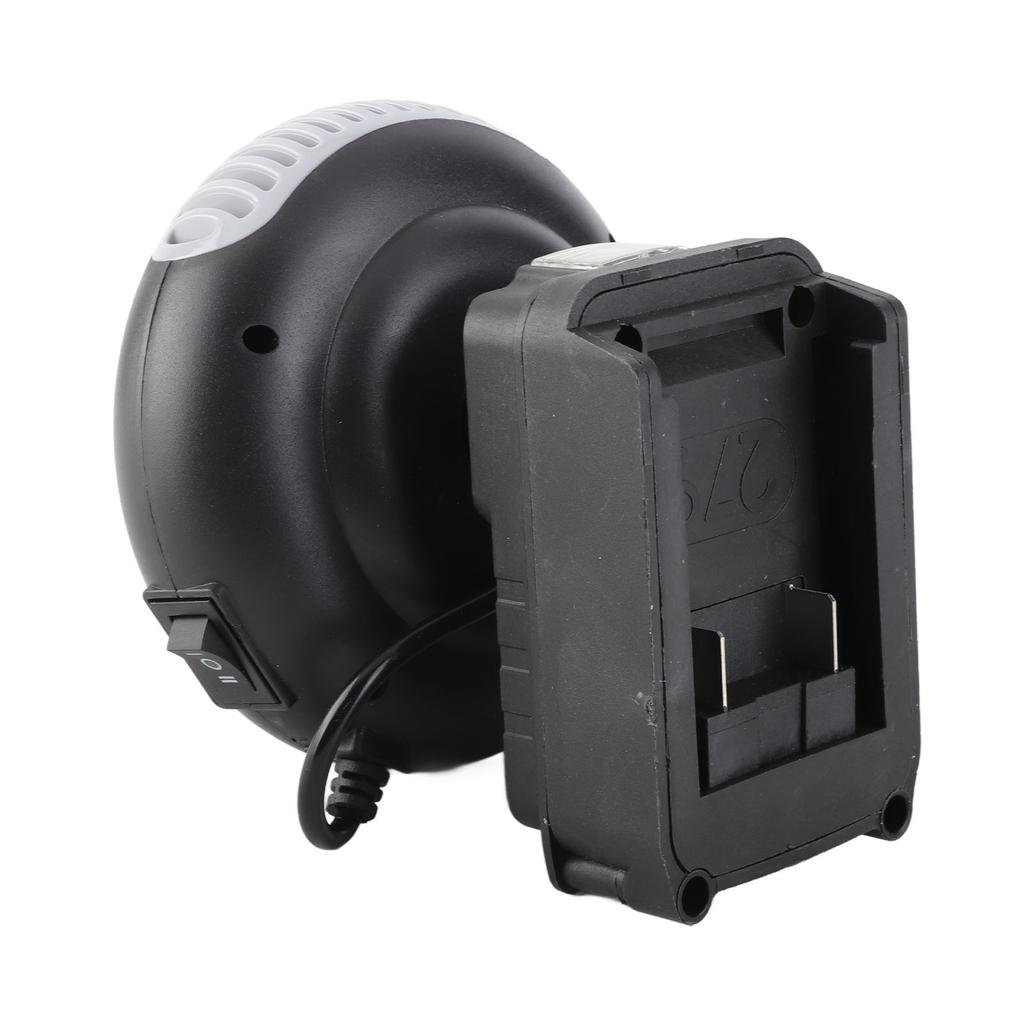 Car Heater Small Portable Office Bathroom Smart Thermostat 170W 2 Levels Adjustable for 18V 5pin WA3551 Li Ion Battery