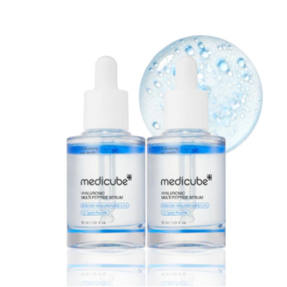 

Medicube Hyaluronic Acid Multi Peptide Moisture Ampoule — Deep Hydration & Skin-Strengthening Serum (30ml × 2)