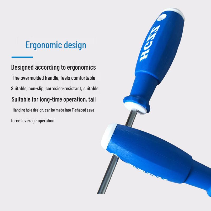 Haogong S2 Alloy Magnetic Screwdriver - Industrial Grade Phillips, Slotted, Torx, Flathead.